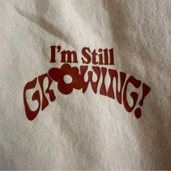 The Mayfair Group Growth Takes Time Crewneck Sweater S/M - Picture 9 of 12